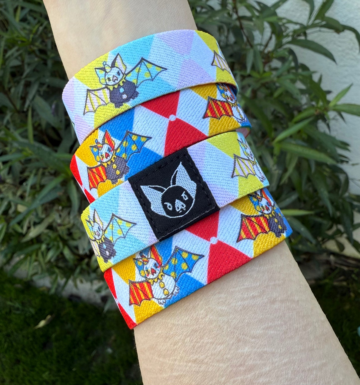 Clown Bat Bracelet - Elastic Wristband