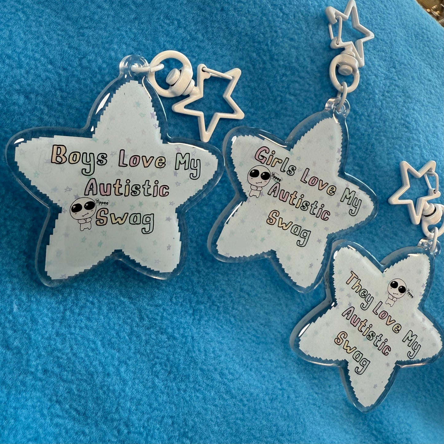 Autistic Swag 2.5” Acrylic Keychain