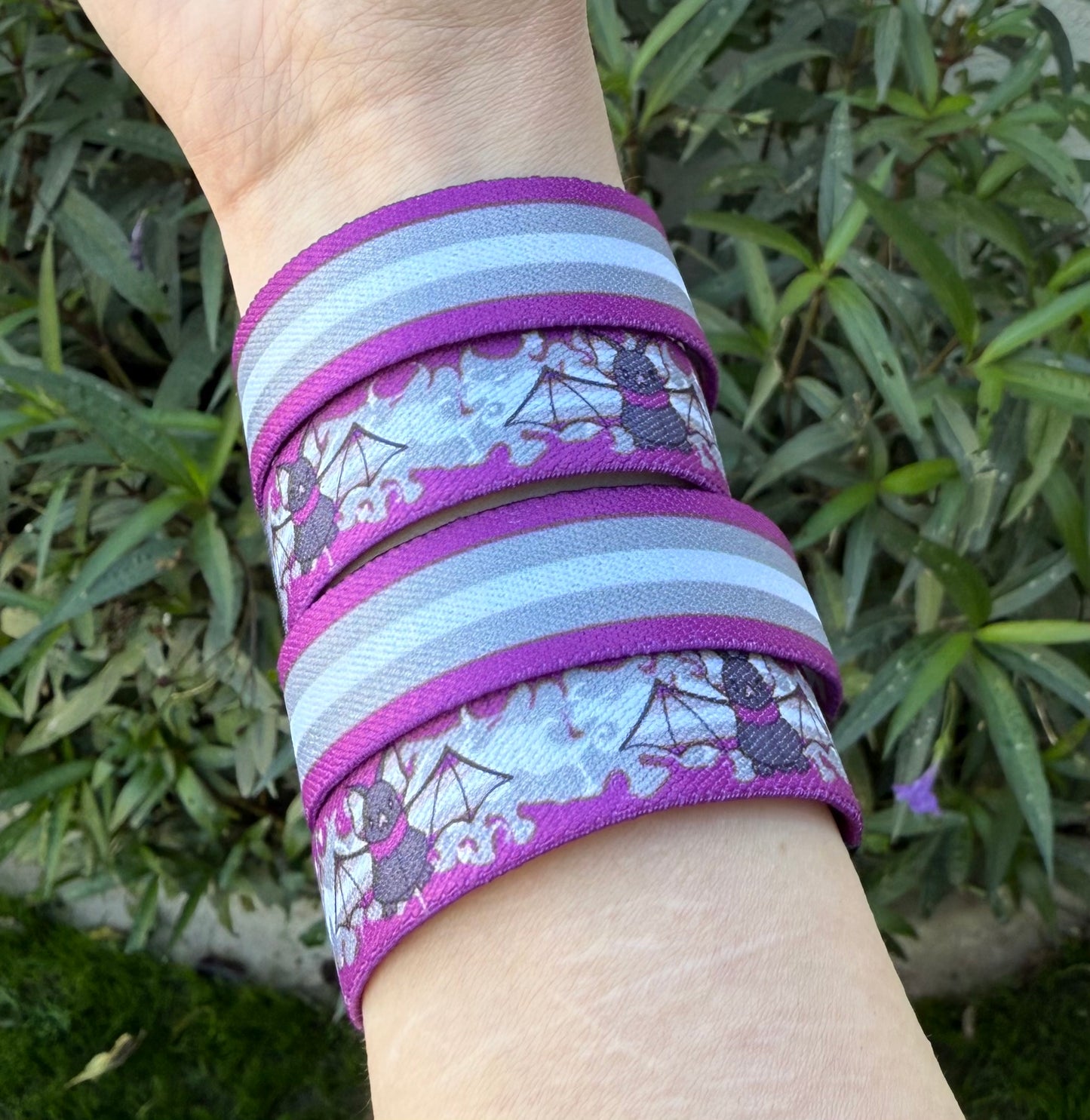 Greysexual Bat Bracelet - Pride Elastic Wristband