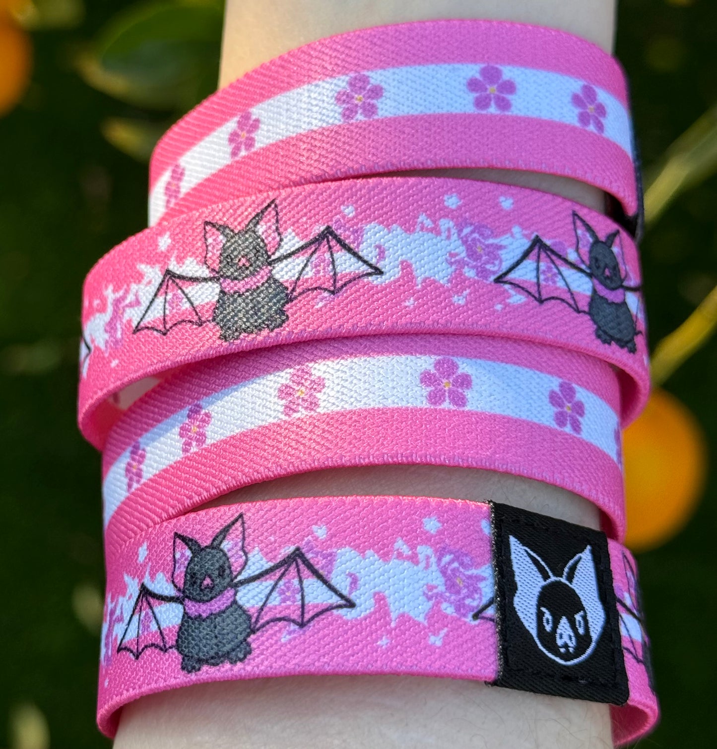 Sapphic bat bracelet/wristband
