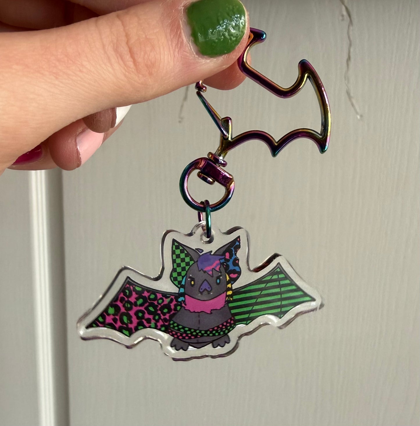 Scene Bat 2.5” Acrylic Keychain