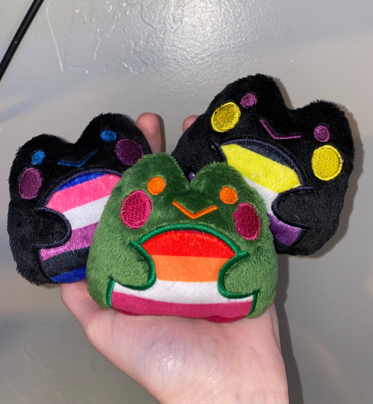 Peluche de rana Fidget personalizado Lgbtqiaplus