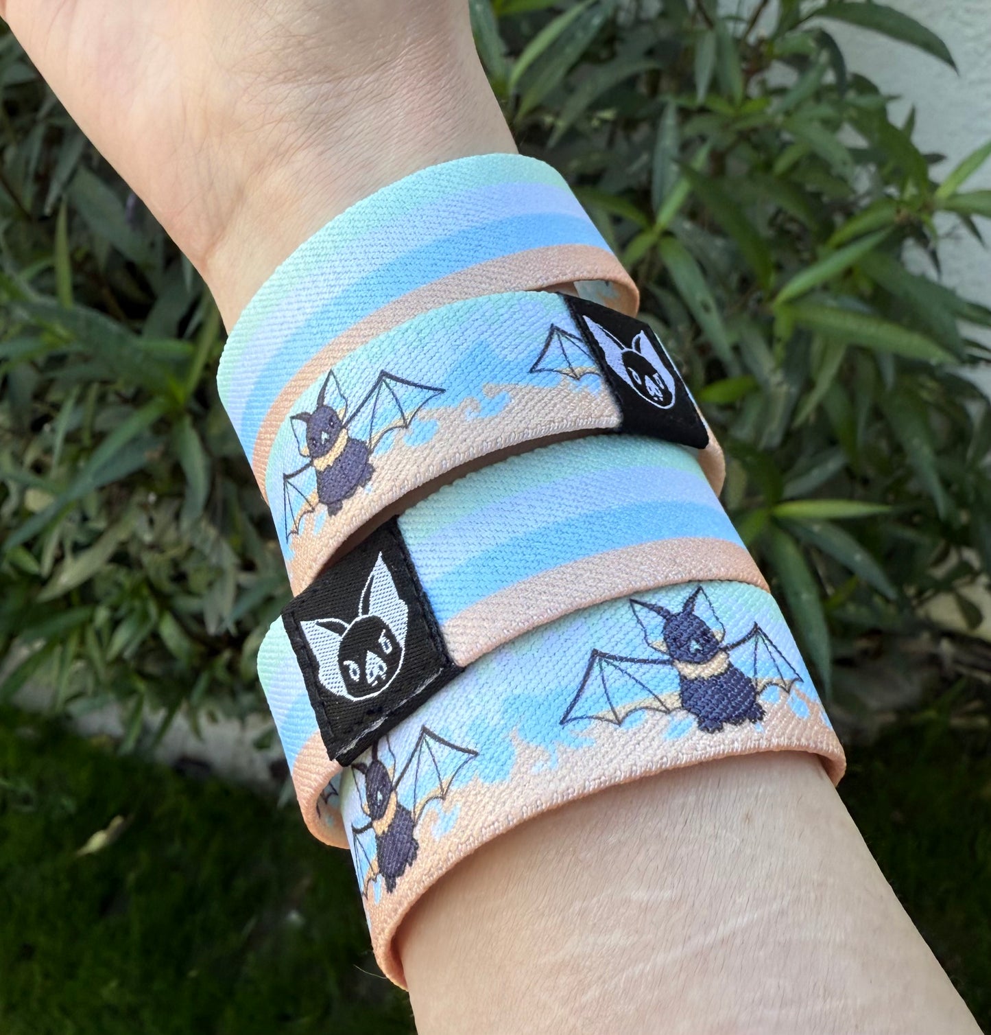 Unlabeled Bat Bracelet - Pride Elastic Wristband