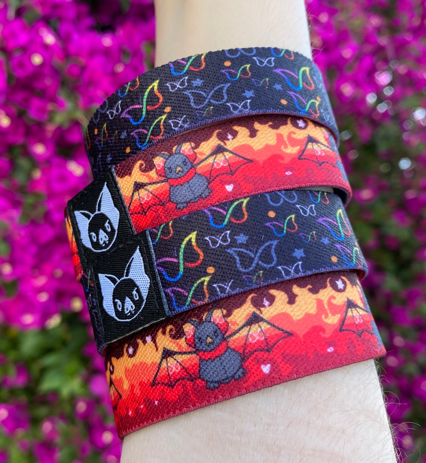 ADHD Flag Bat Bracelet - Elastic Wristband