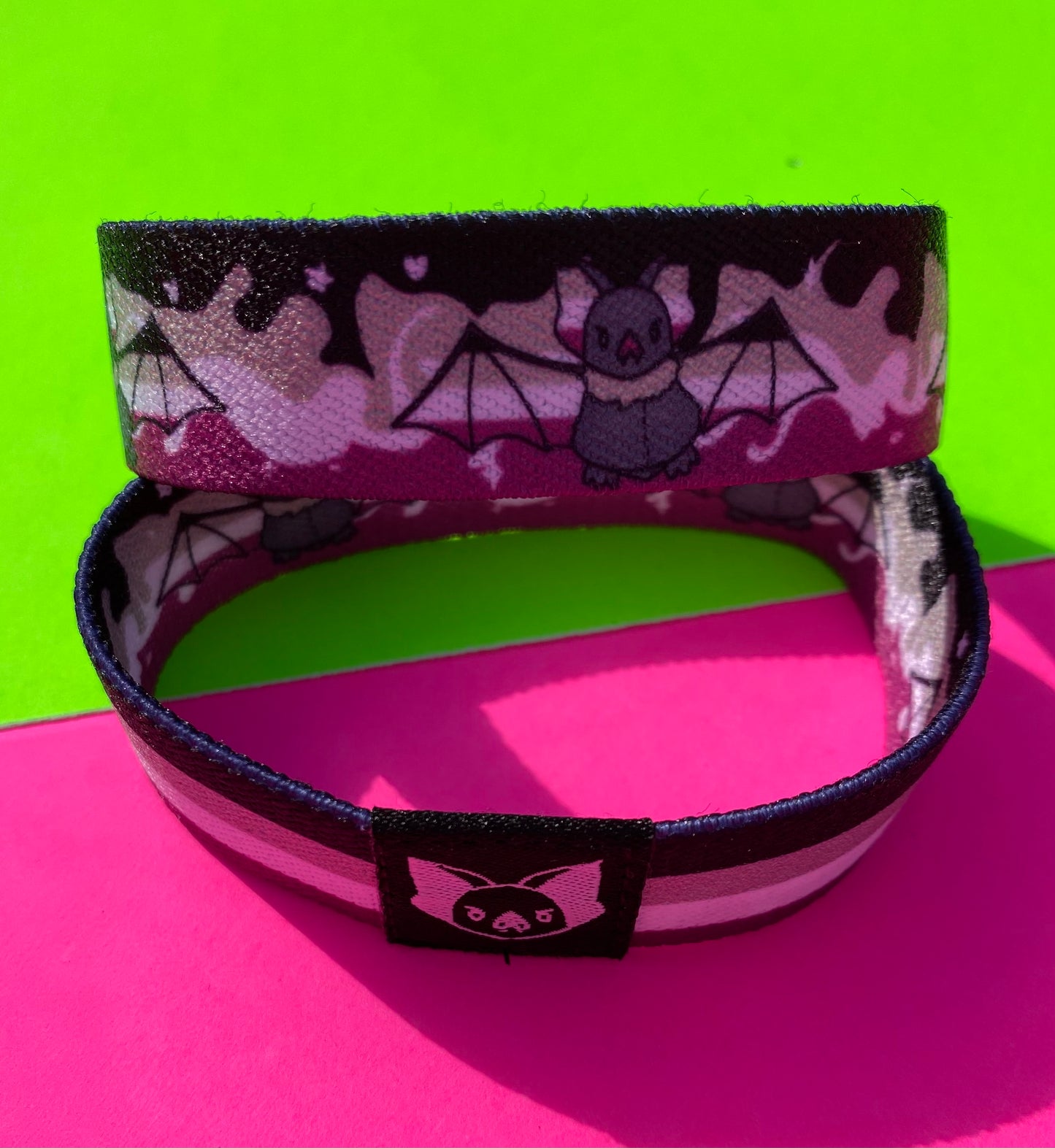 Pulsera de murciélago asexual - Pulsera elástica Ace Pride