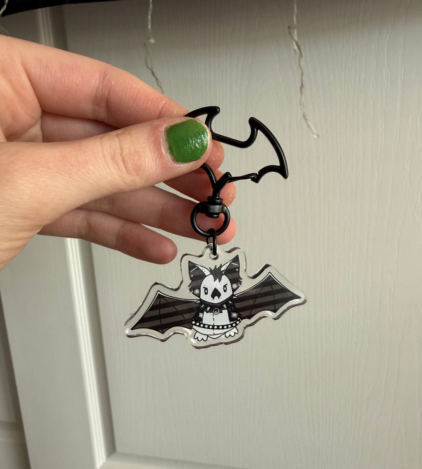 Punk Bat 2.5” Acrylic Keychain