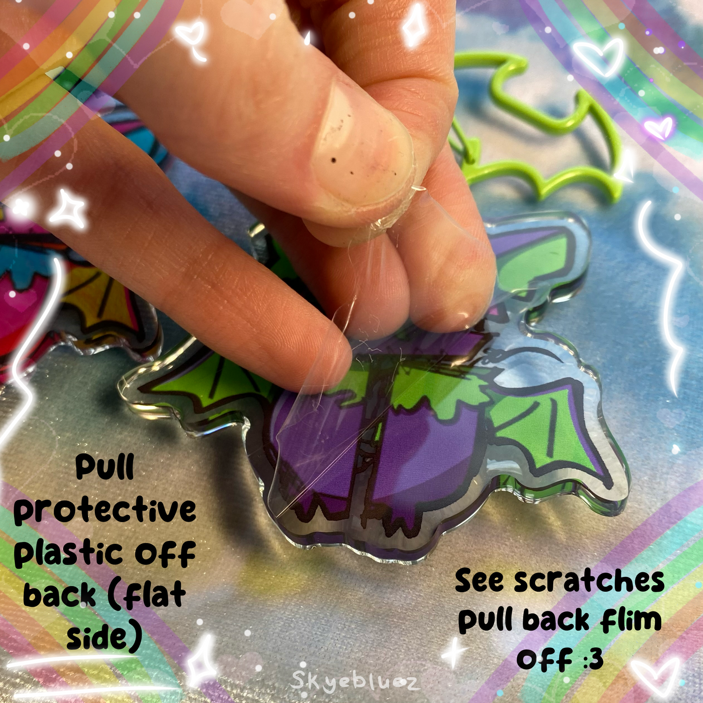 Easily Distracted Cat 2.5” Acrylic Keychain
