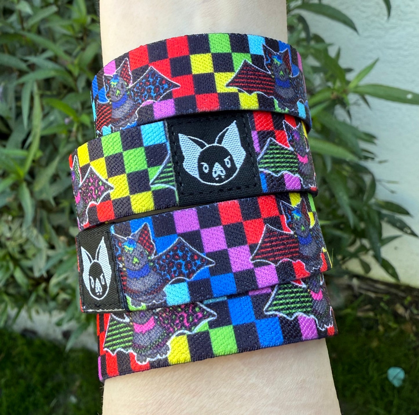 Scene inspired Bat Bracelet - Elastic Wristband