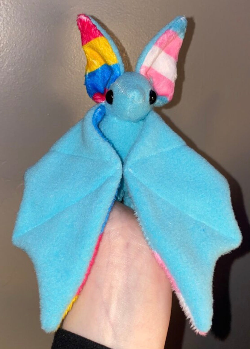Custom Multiple Flags Pride Bat Plushie(all flag/fabric options available)