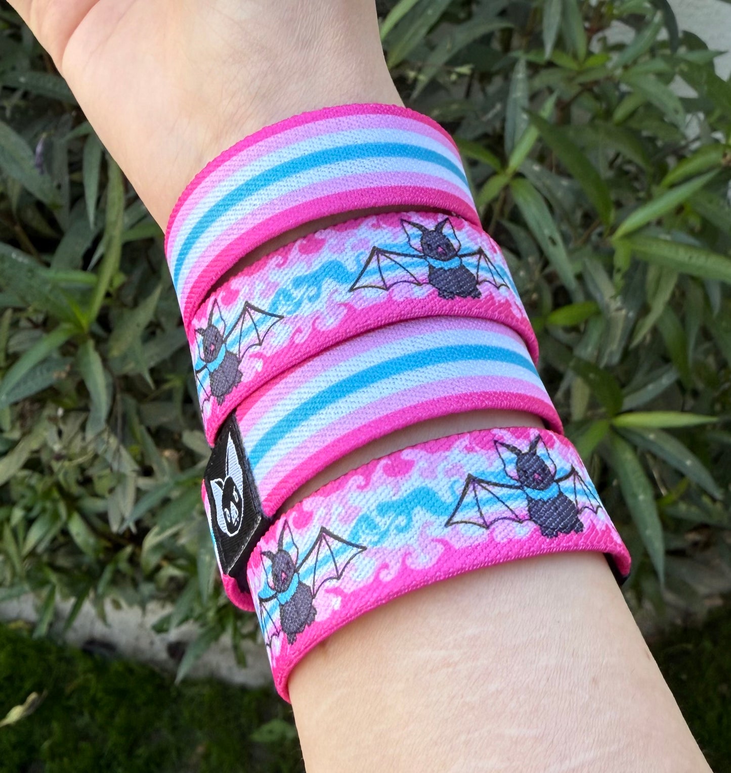Femboy Bat Bracelet - Pride Elastic Wristband