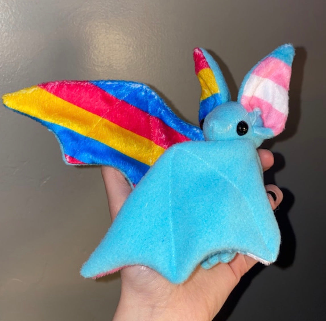 Custom Multiple Flags Pride Bat Plushie(all flag/fabric options available)