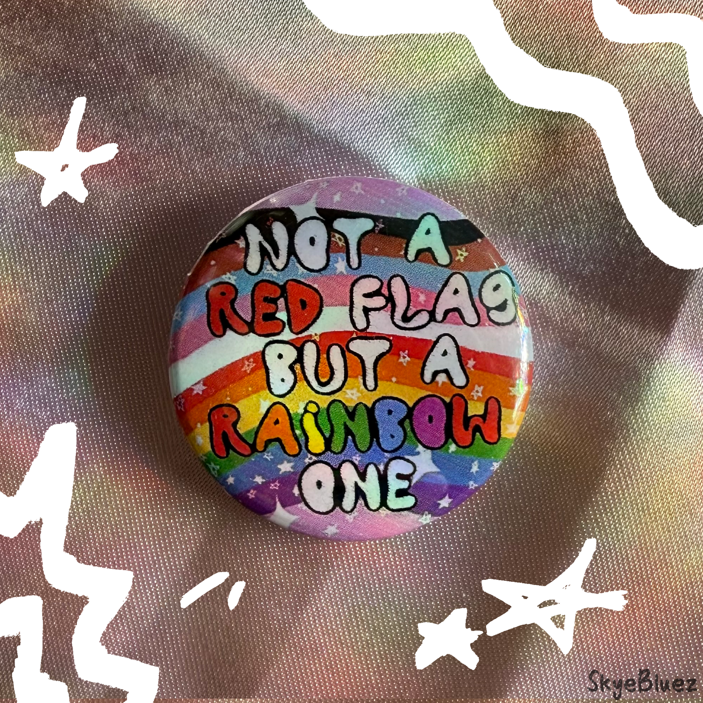 Not a red flag but a rainbow one button