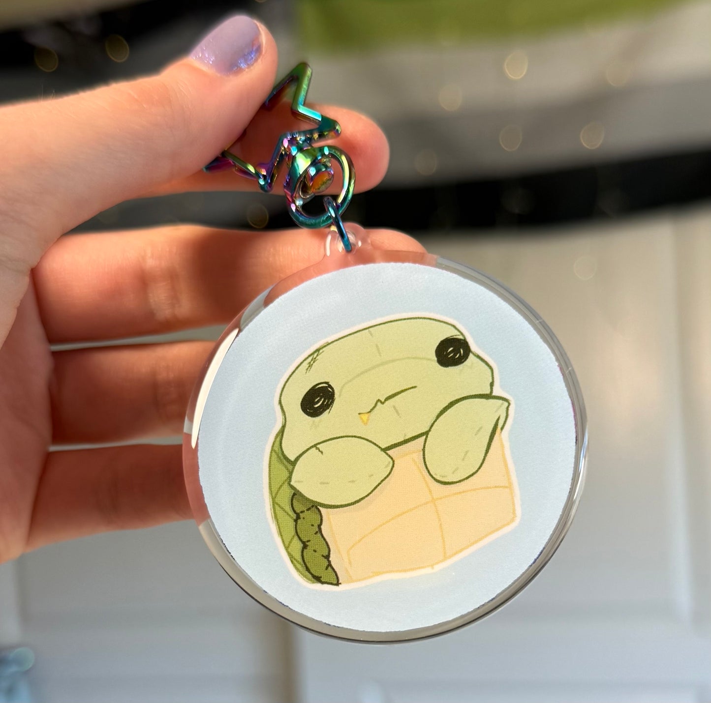 Pride Turtle 2.5” Acrylic Keychain ‼️PREORDER‼️