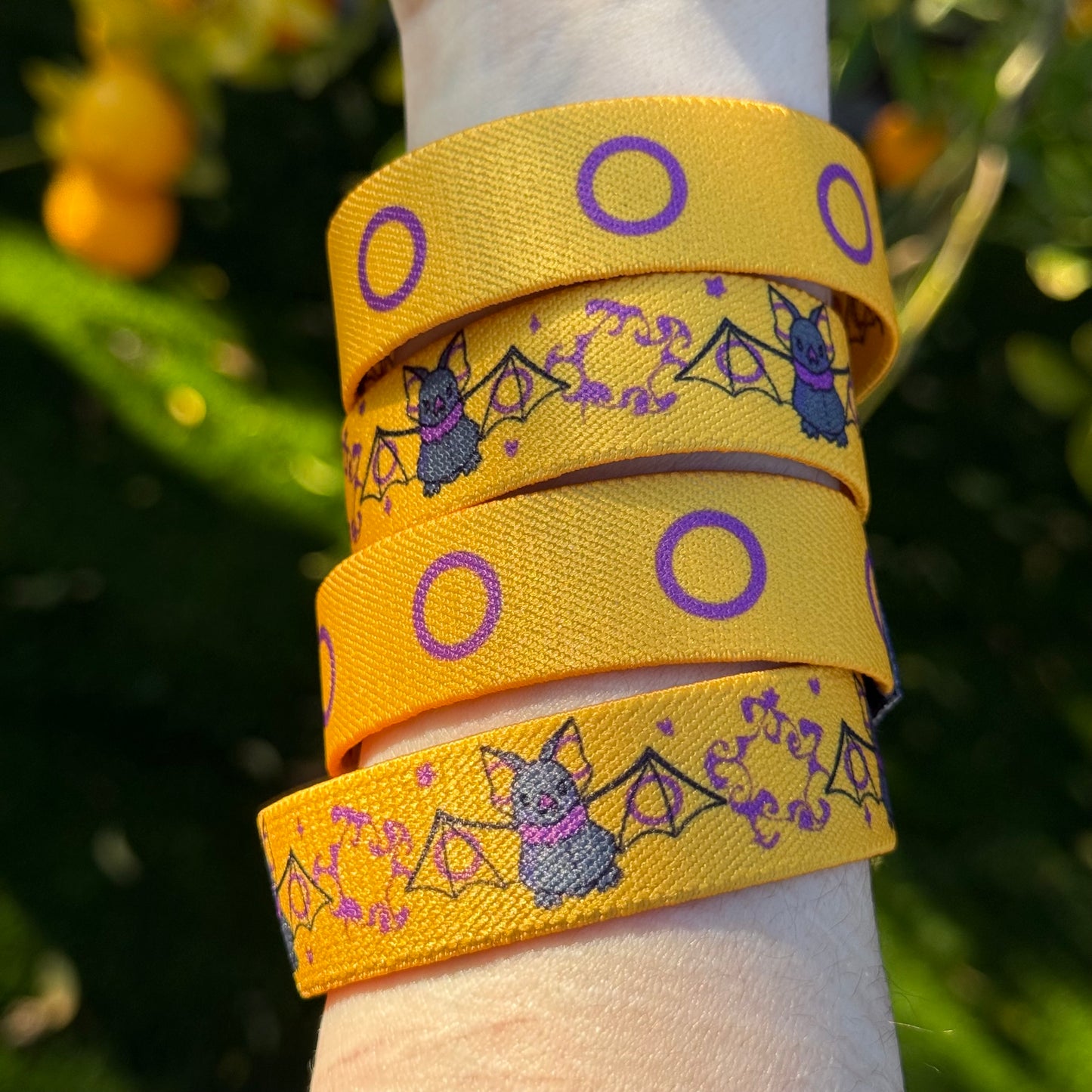 Intersex Bat Bracelet - Elastic Wristband