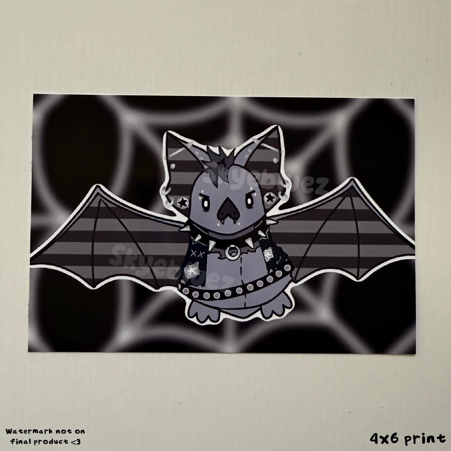 Punk Bat Print