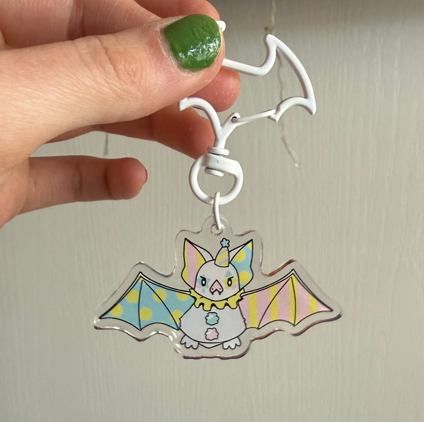 Clown Bat 2.5” Acrylic Keychain