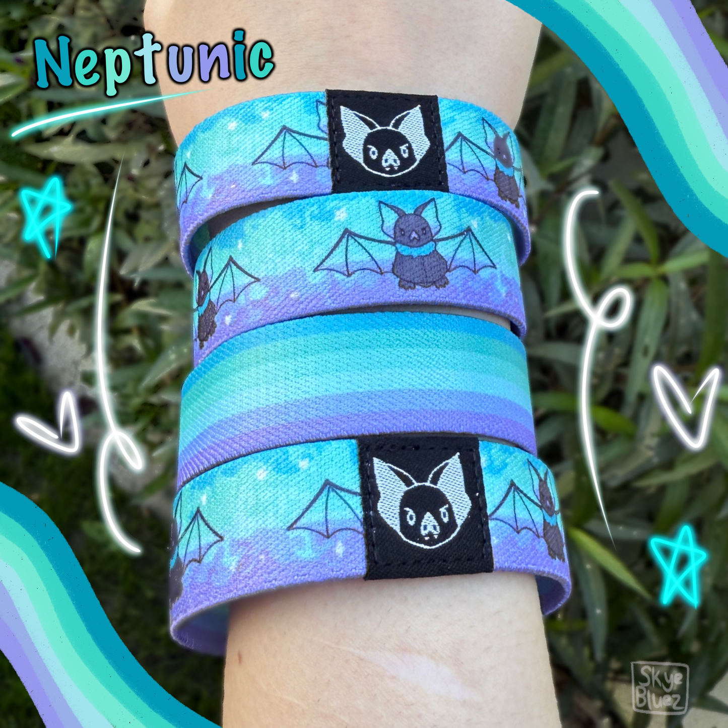 Neptunic Bat Bracelet - Pride Elastic Wristband