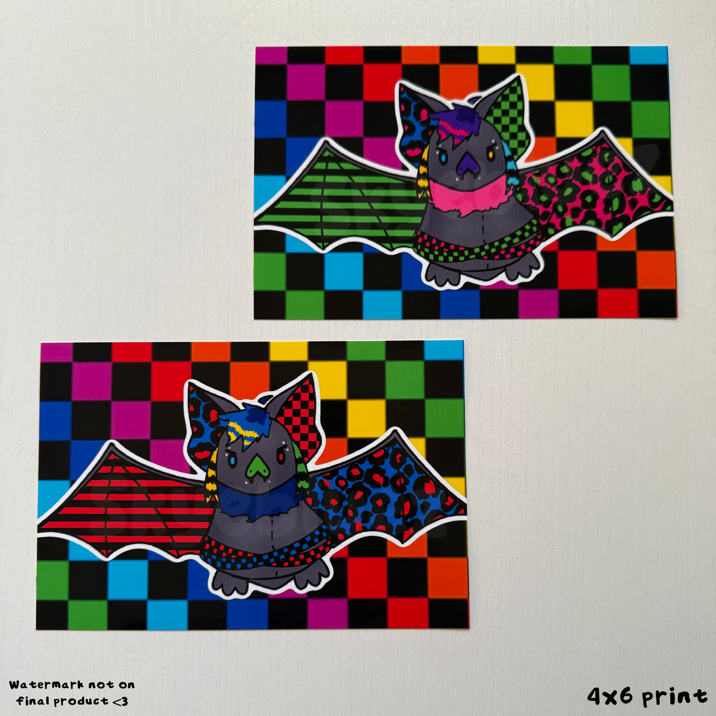 Scene Bat Print