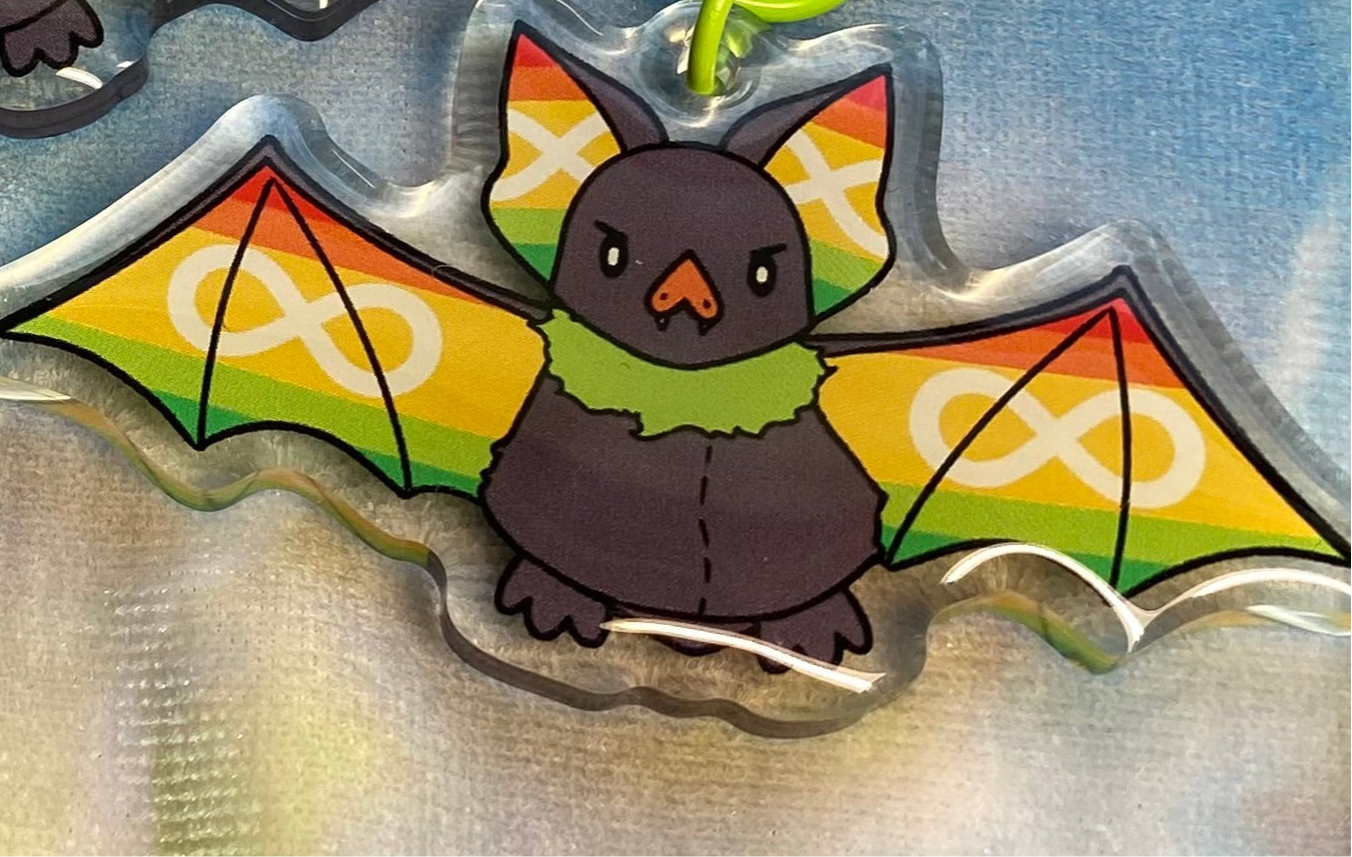 Bat 2.5” Acrylic Keychain ‼️PREORDER‼️