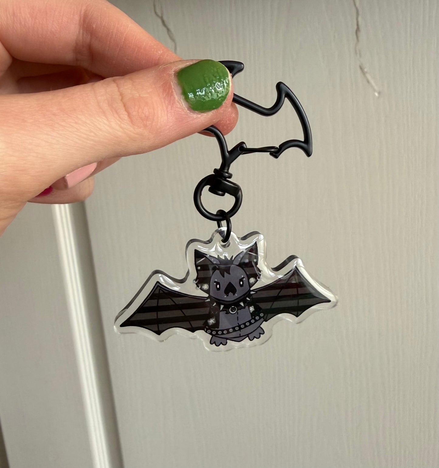 Punk Bat 2.5” Acrylic Keychain