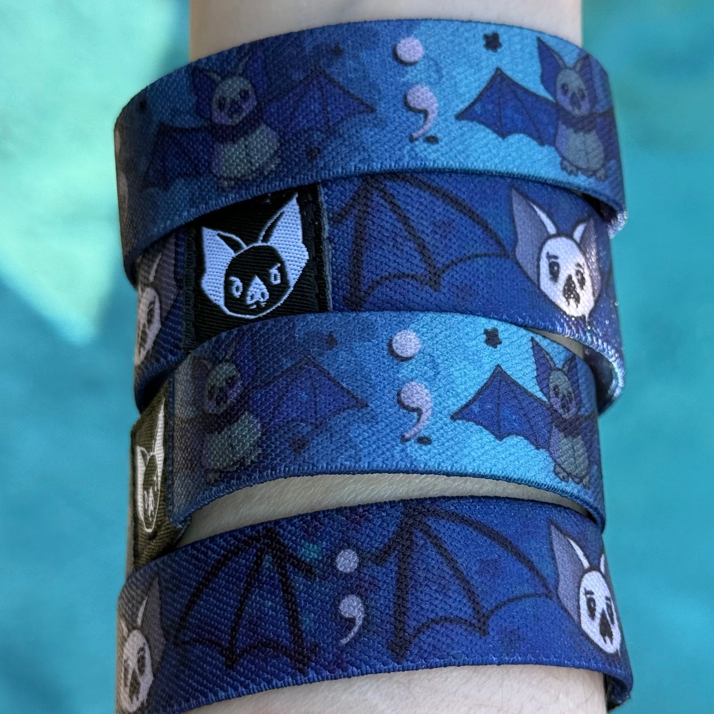 Depression Bat Bracelet -Elastic Wristband