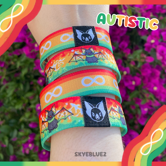 Autistic Bat Bracelet - Autism Elastic Wristband