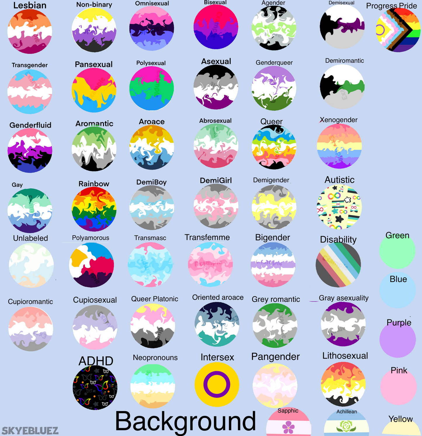 Pride Flag Holographic Pride  Button