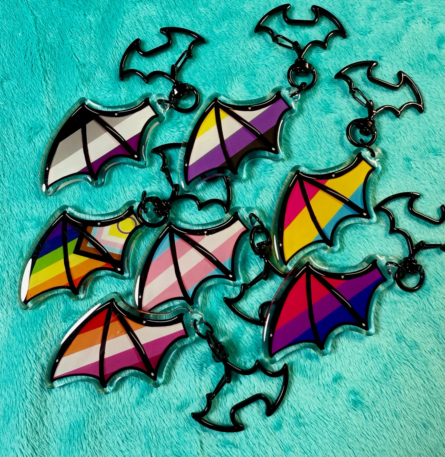 Bat Wing 2.5” Acrylic Keychain ‼️PREORDER‼️