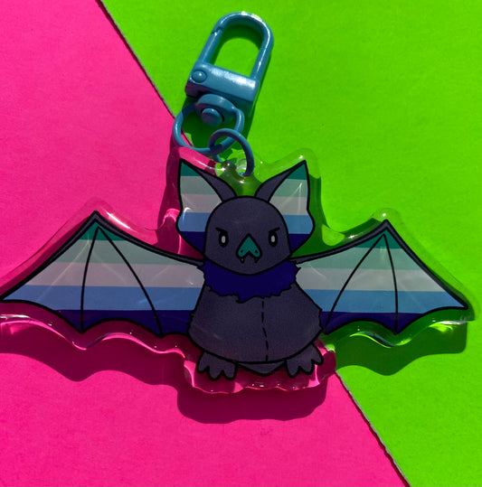 Gay Bat 3” Acrylic Keychain