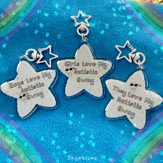 Autistic Swag 2.5” Acrylic Keychain