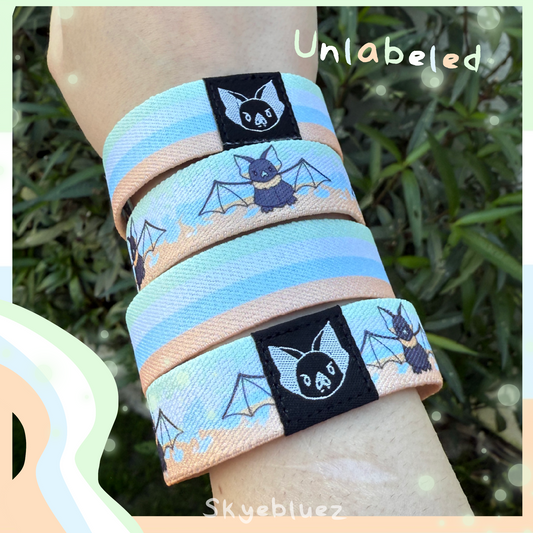 Unlabeled Bat Bracelet - Pride Elastic Wristband