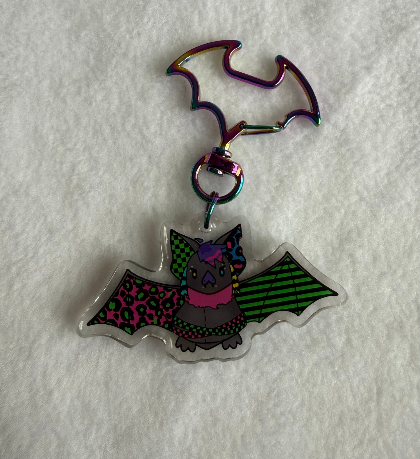 Scene Bat 2.5” Acrylic Keychain