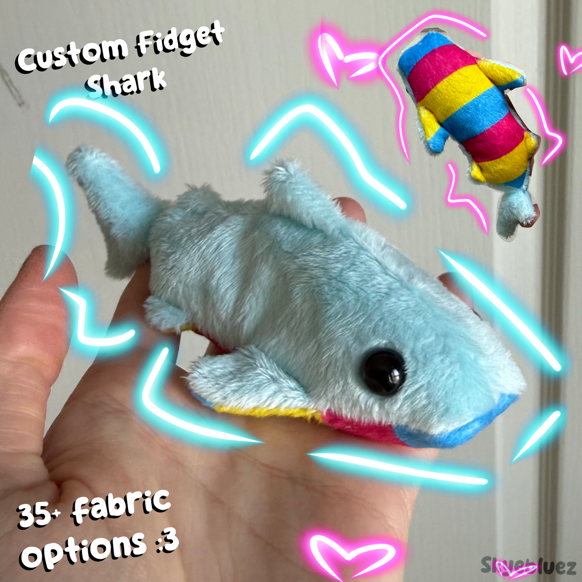 Shark Fidget Pride Plushie