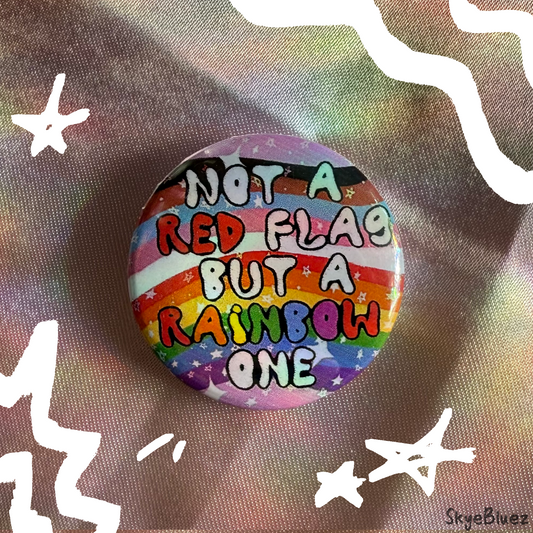 Not a red flag but a rainbow one button