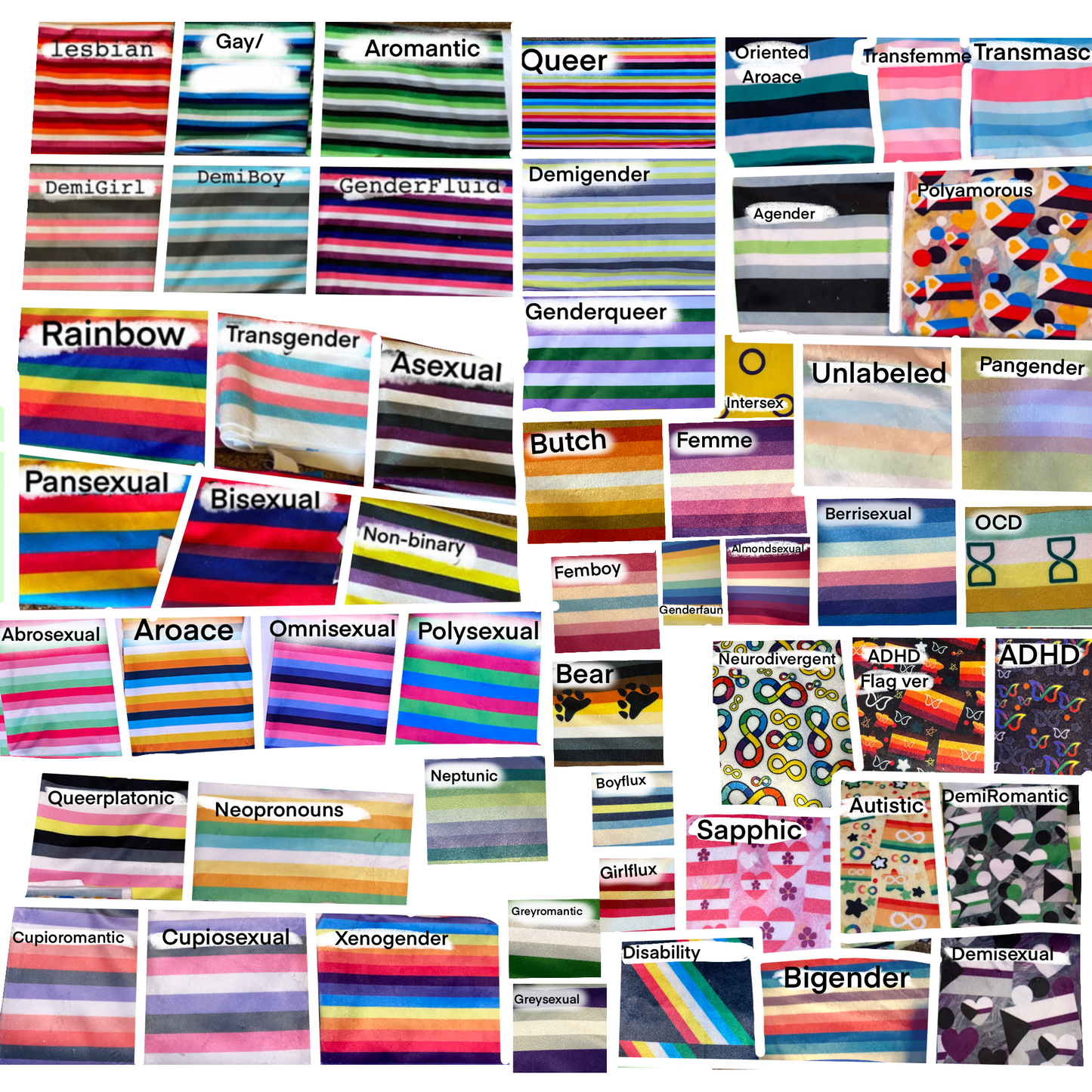 Llavero de felpa personalizado de la pata del orgullo