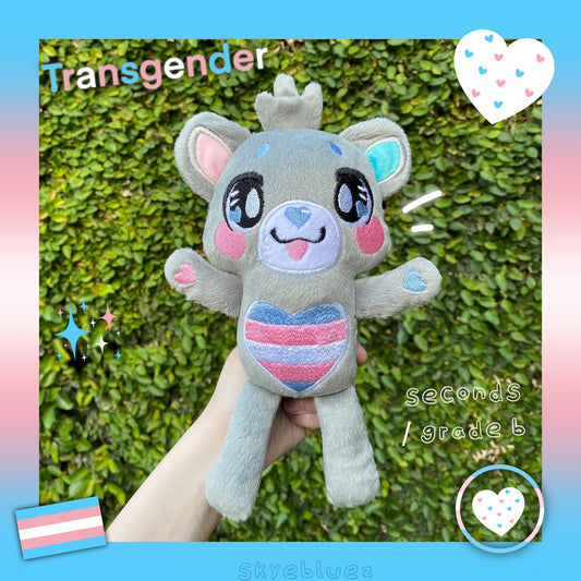 Transgender Bear Plushie (grade b)