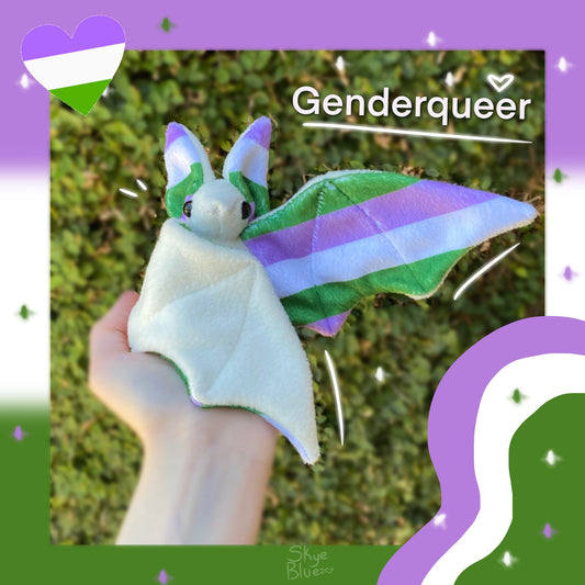 Peluche de murciélago géneroqueer