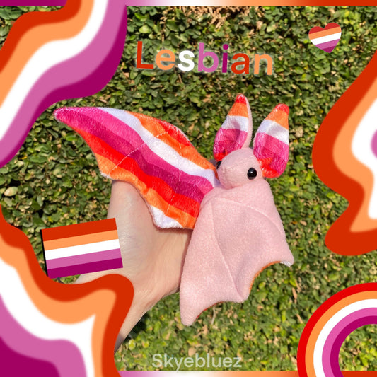 Peluche de murciélago lesbiana